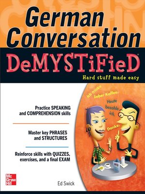 cover image of German Conversation Demystified